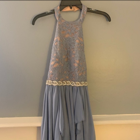 Light Blue Formal Dress - Picture 3 of 6